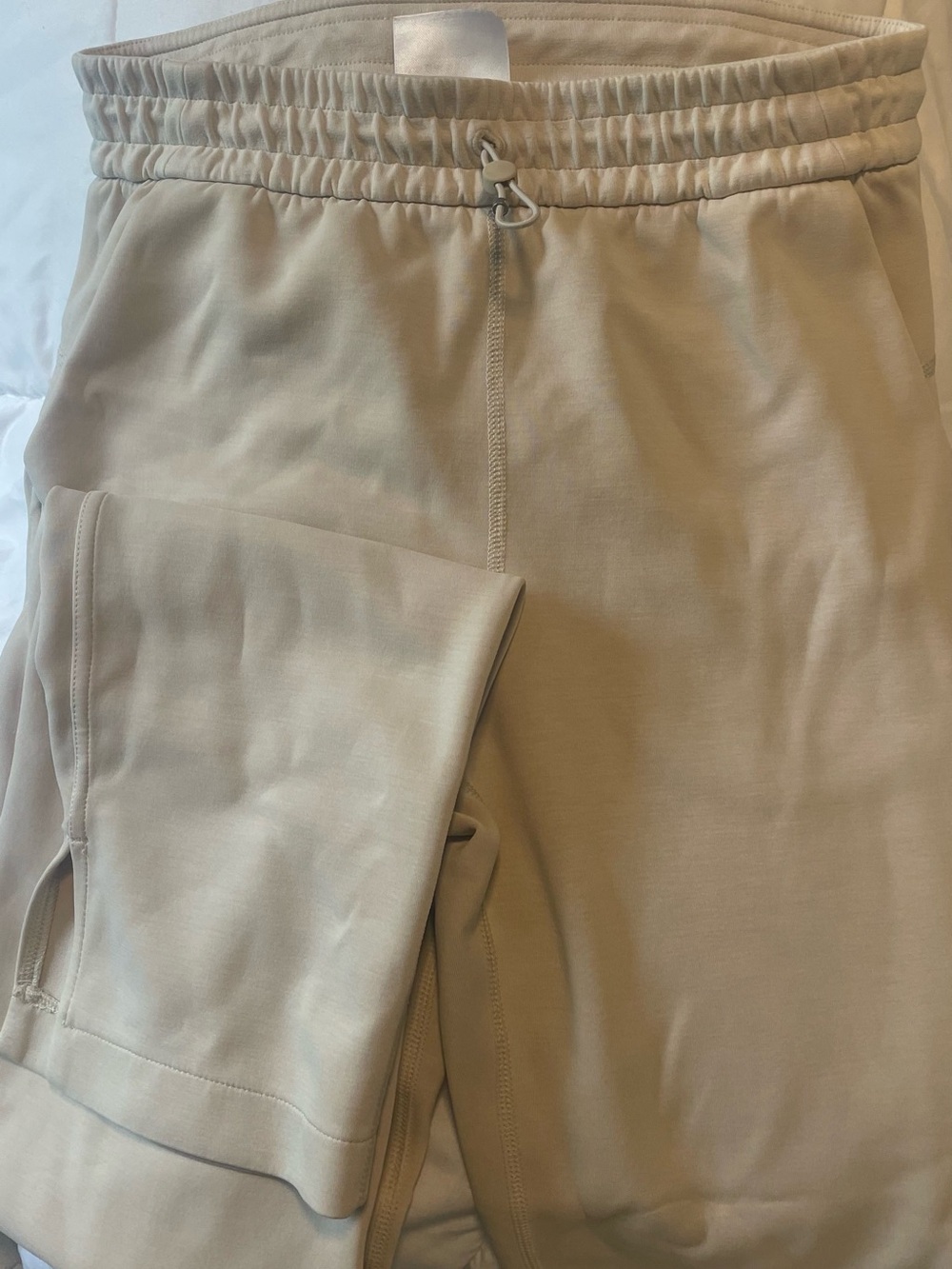 Lulu Lemon Softstreme Ivory Straight Leg Pant